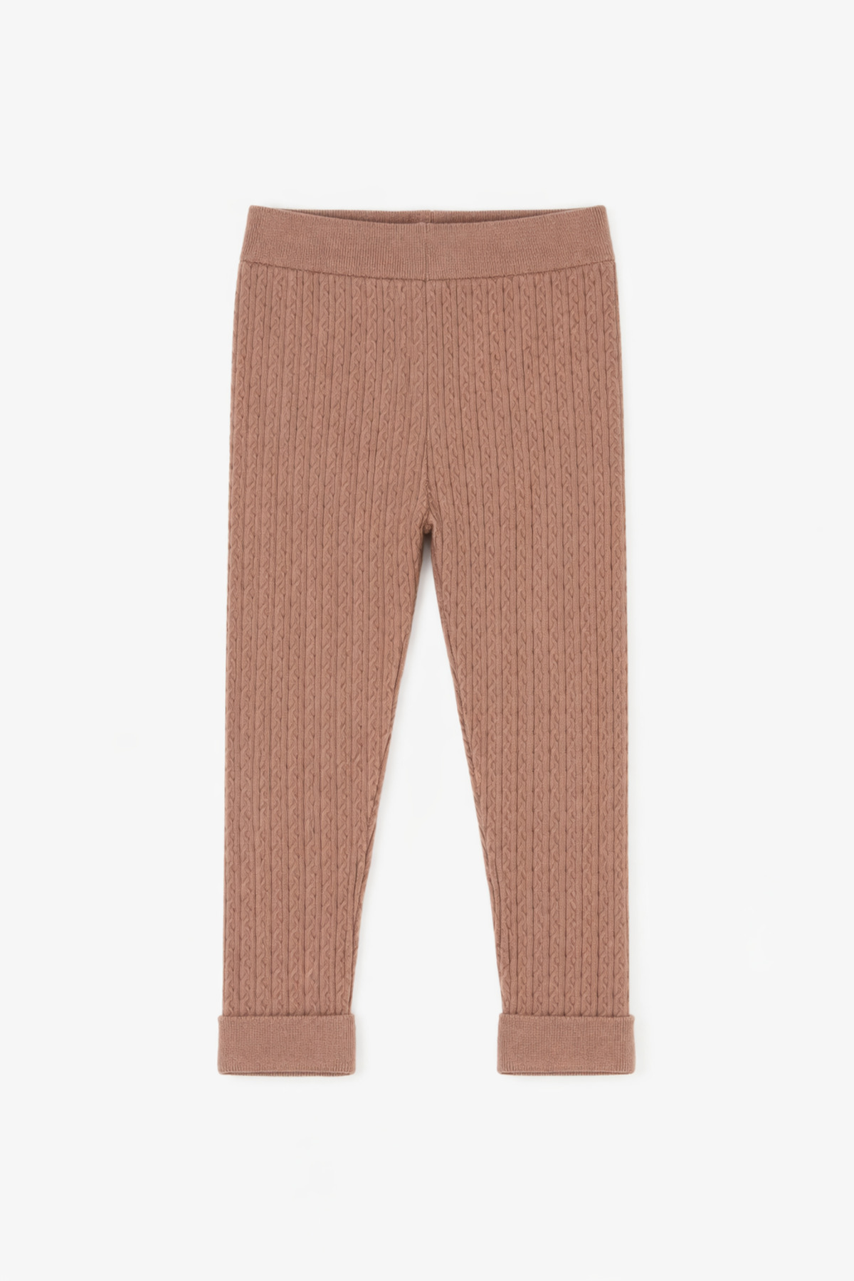 KUEZA KIDS Kız Çocuk Yumuşak Dokulu Saç Örgülü Tayt 20KUSTYT028 fotoğrafı 2 (önizleme)