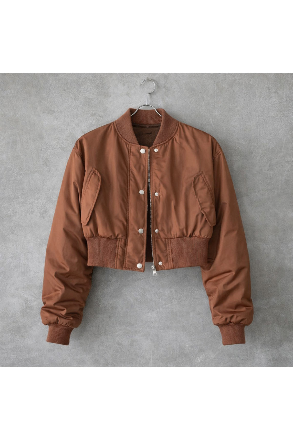 Lijuri  Miecka Crop Bomber Ceket 7022-8 R11-E-K4 - Görsel 4