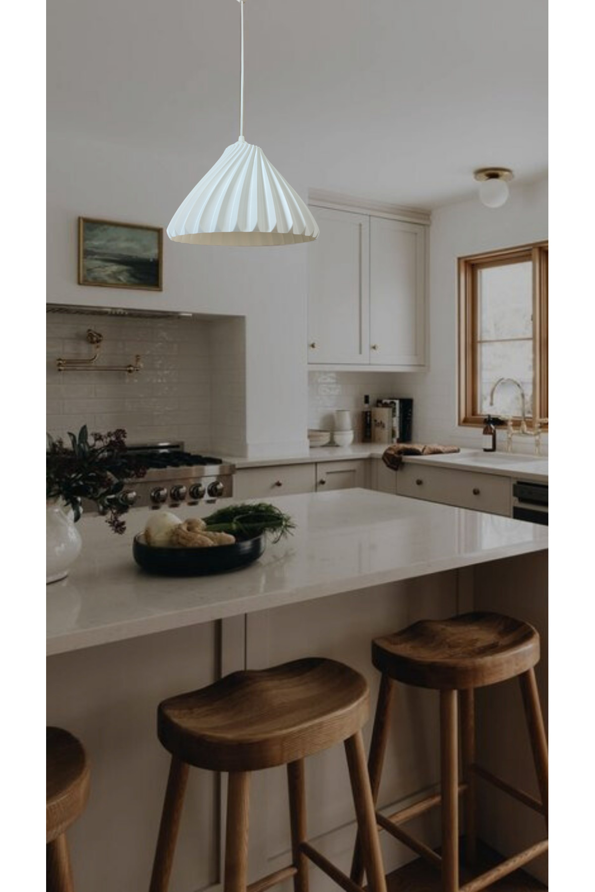 Genel Markalar Seagull Beyaz Avize Yatak Odası, Oturma Odası Tekli Sarkıt Avize (Bioplastik) fotoğrafı 4 (önizleme)