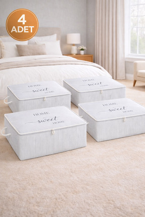 BEST CONCEPT 4 Adet-Orta Boy Baza Altı Kazak Pike Battaniye Hurcu 52x28x21