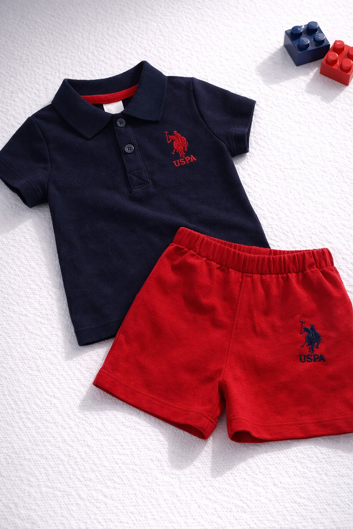 U.S. Polo Assn. U.S. Polo Assn Erkek Bebek Siyah Takım fotoğrafı 3 (önizleme)