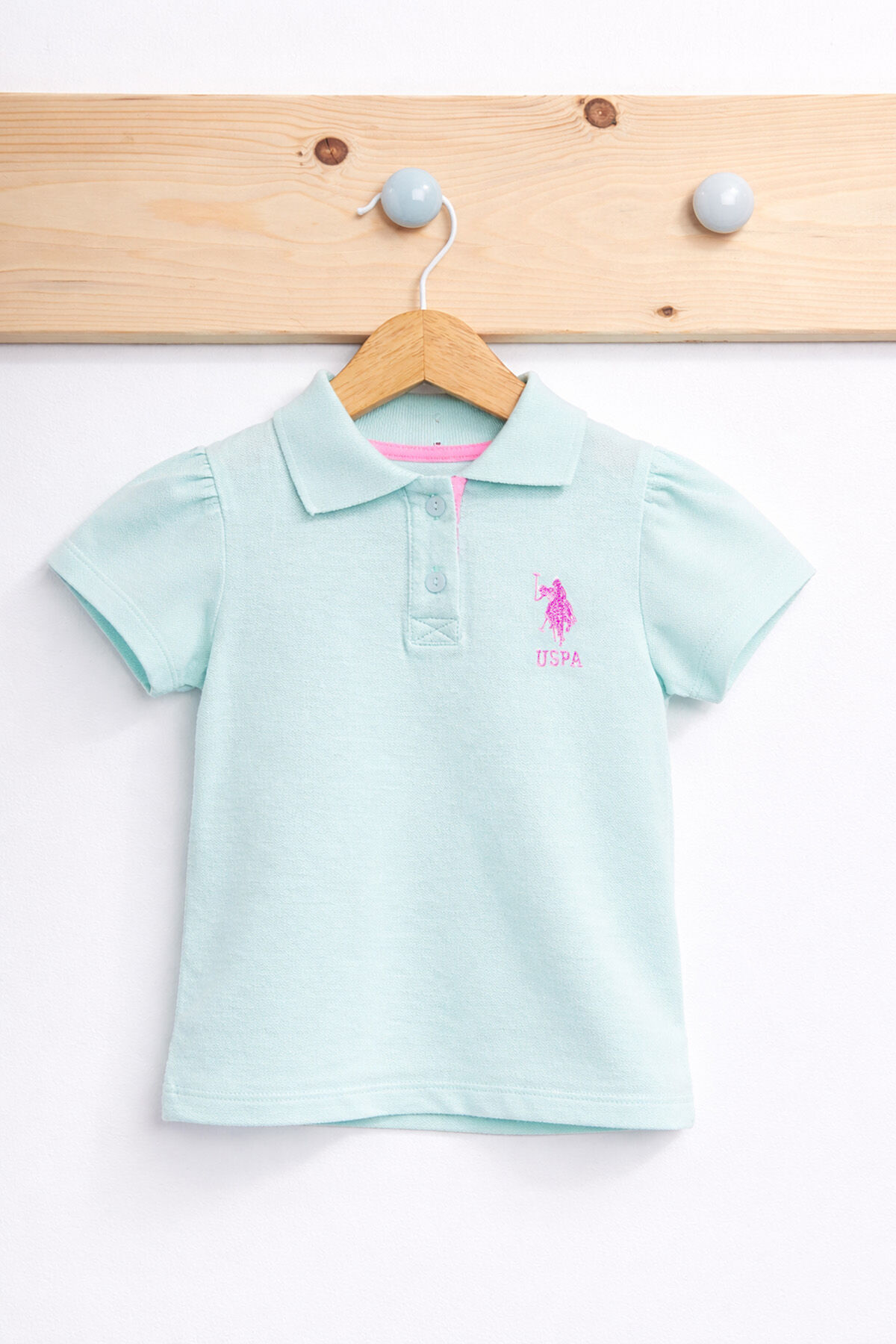 U.S. Polo Assn. Kız Bebek Pembe Takım fotoğrafı 3 (önizleme)