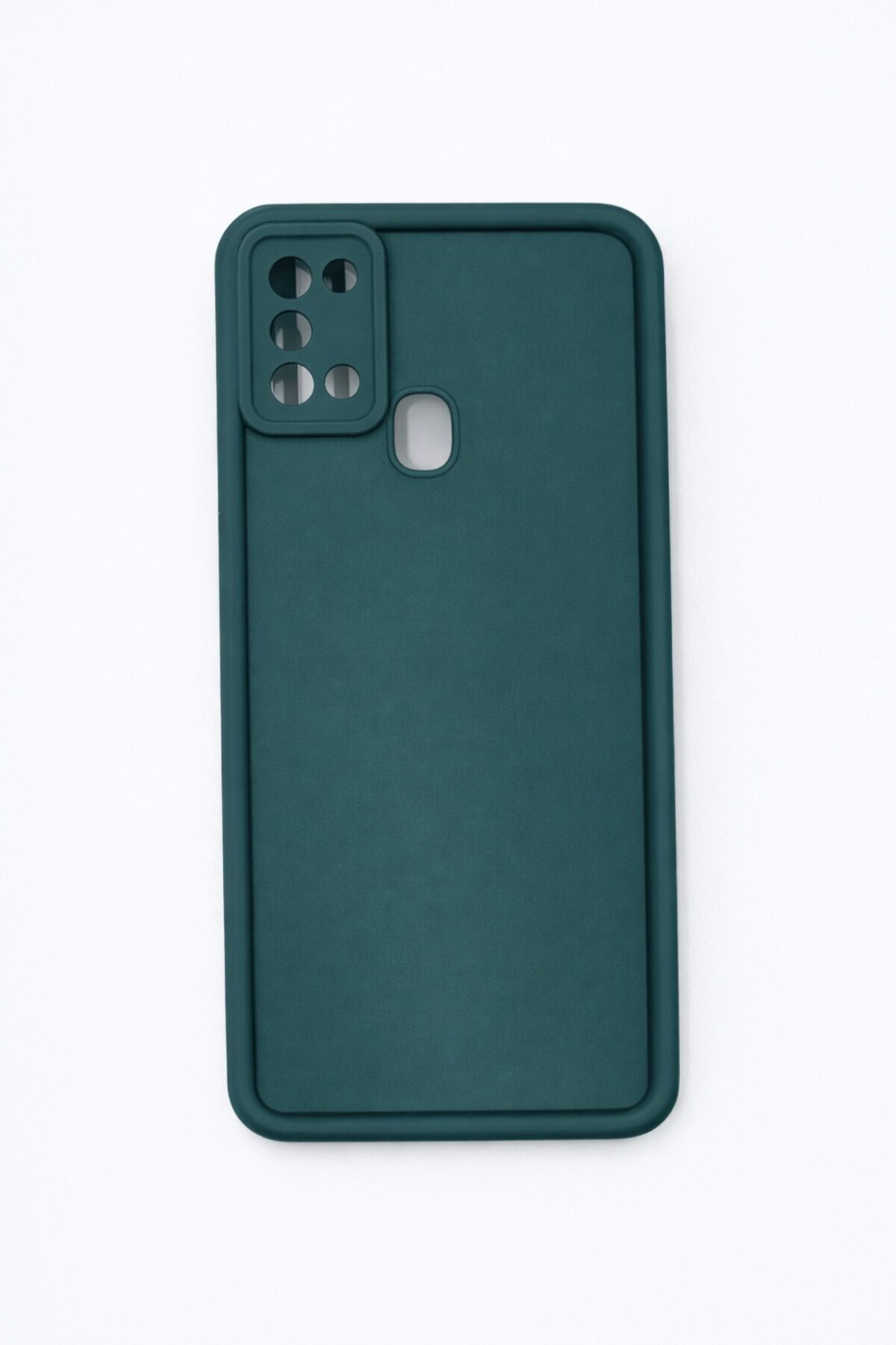 Samsung Galaxy A21 Compatible Camera Protruding Matte Silicone Phone Case