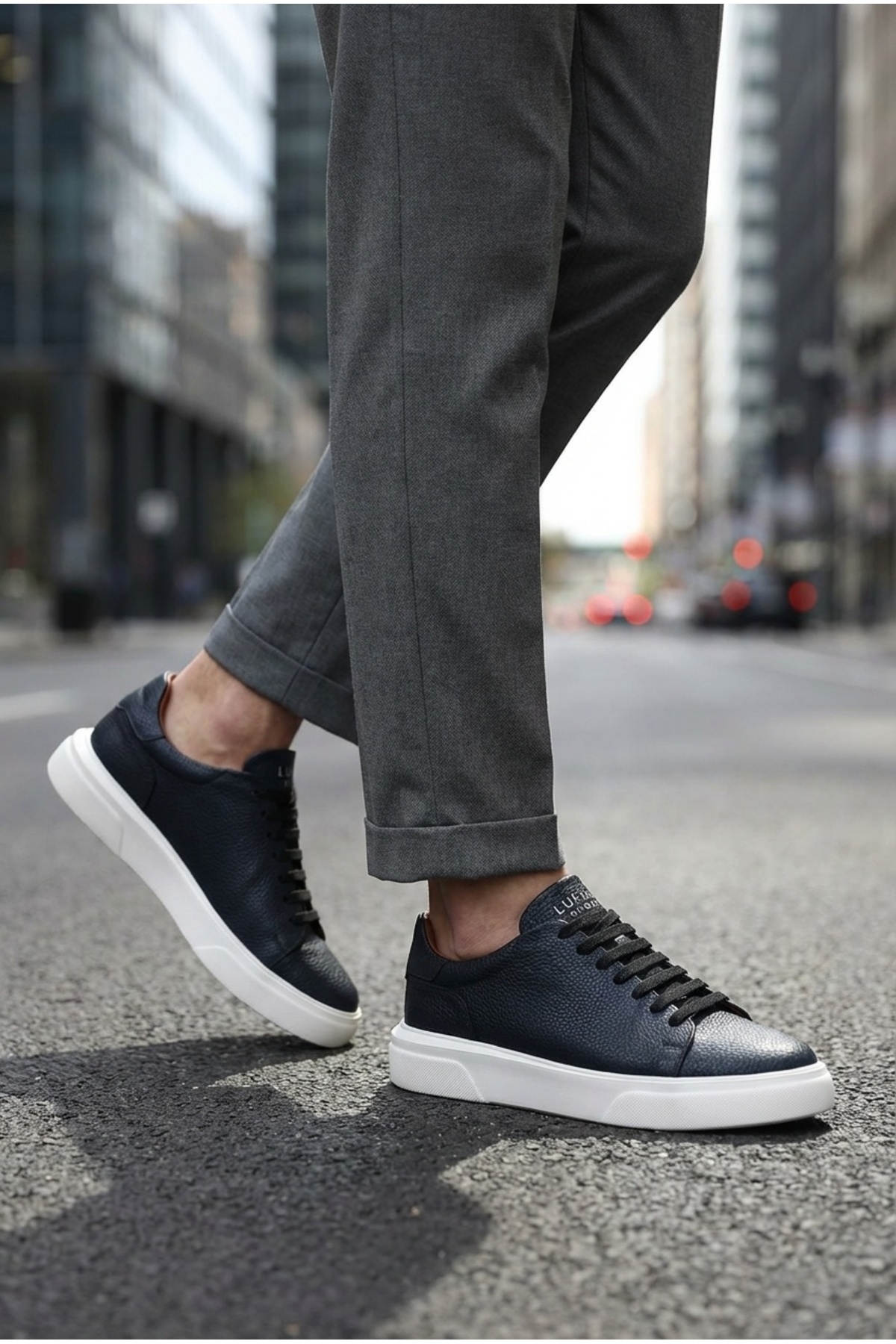 Tommy Erkek Deri Sneaker Ayakkabı