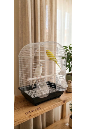 Mavi Kaktüs ÇİFT KAPILI 30x23x37(YÜKSEKLİK) IZGARALI VE ÇEKMECELİ BAMBU PETSH...