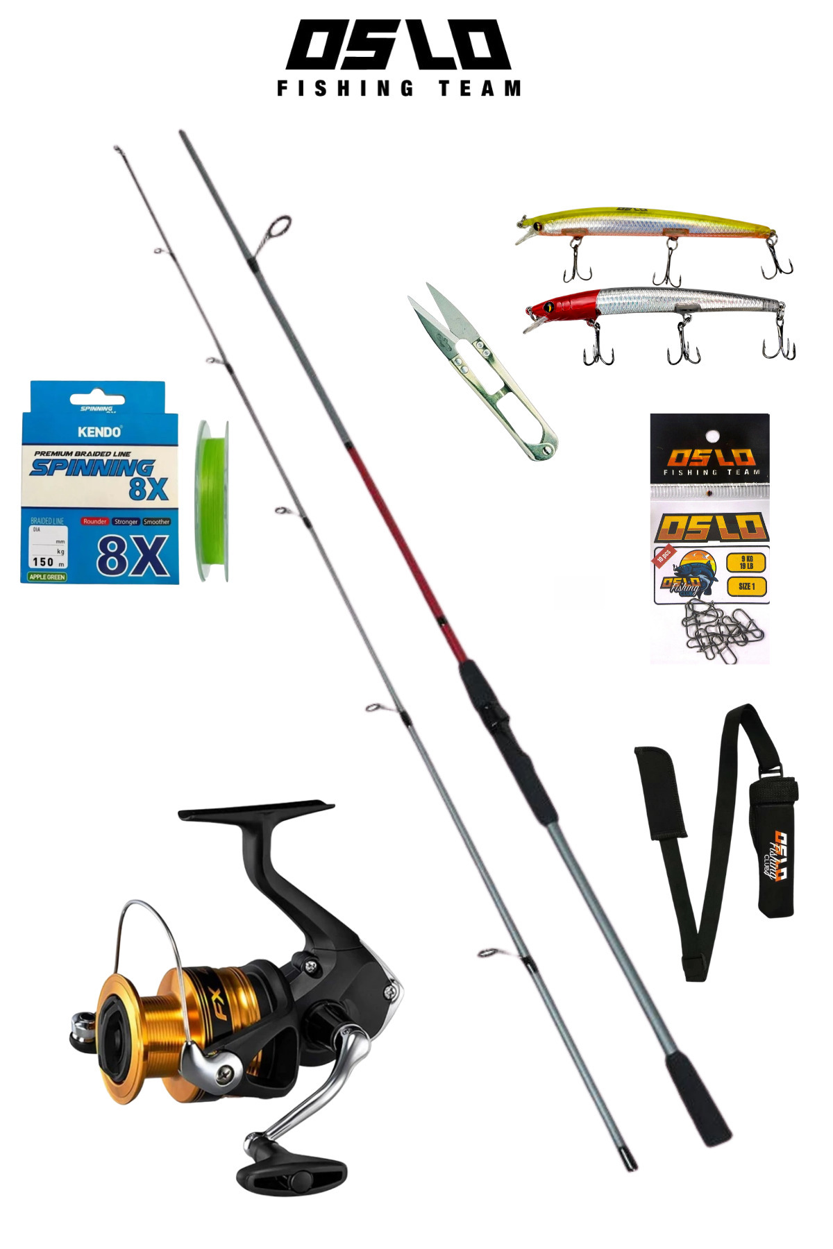 shimano FX 4000 Oslo Big Bass 270cm 15-40gr Spin Olta Seti
