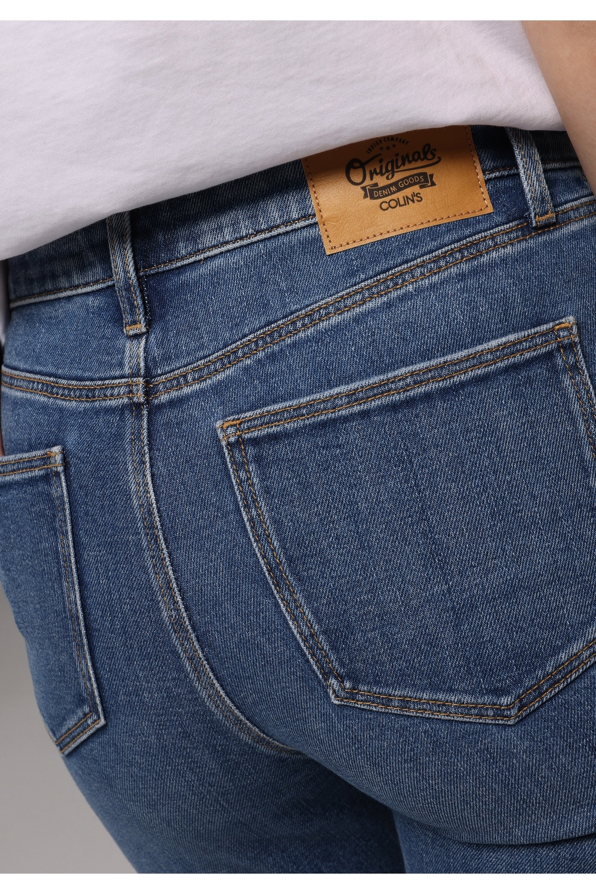 Colin’s  Regular Fit Kadın Light İndigo Denim Jean Pantolon - Görsel 6
