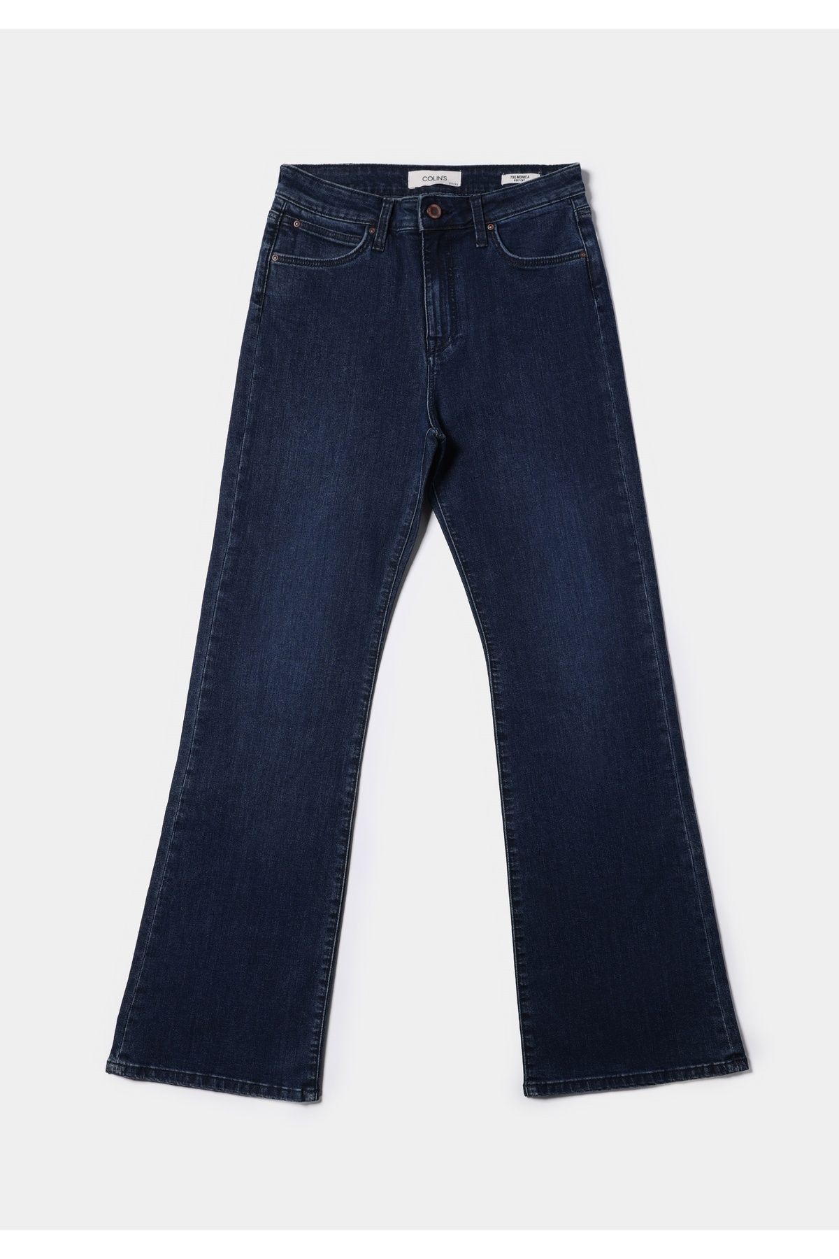 Colin’s  Regular Fit Orta Bel Bootcut Kadın Lacivert Jean Pantolon - Görsel 7