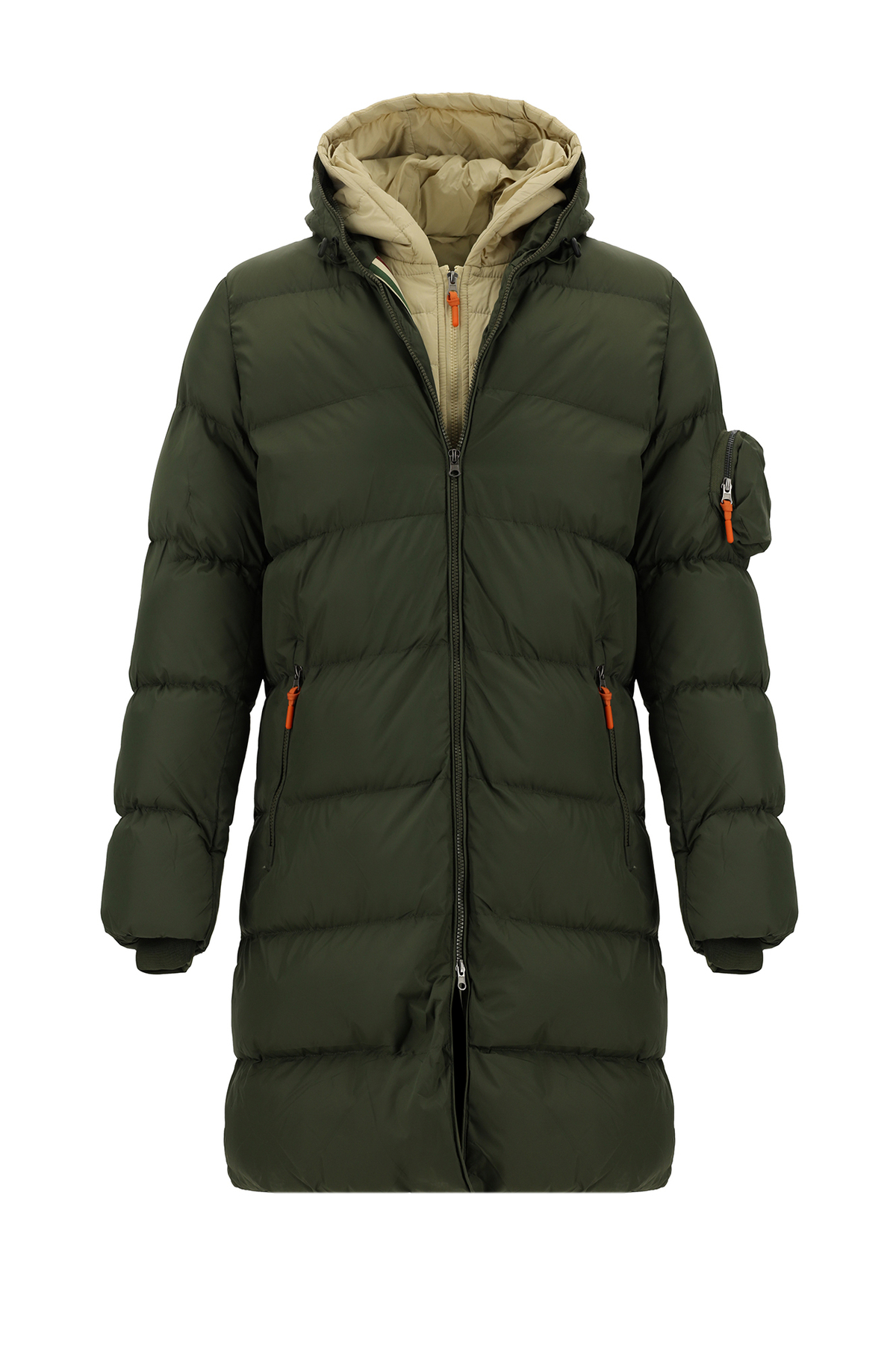 Abdullah Kiğılı  Kapüşonlu Spor Şişme İtalyan Kaban