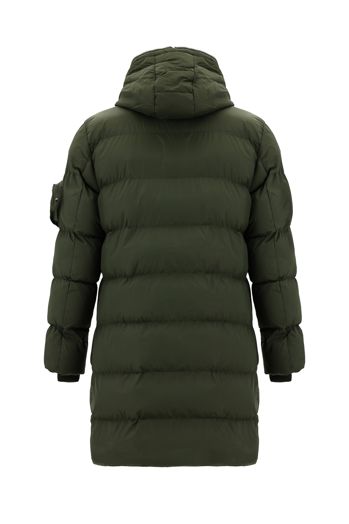 Abdullah Kiğılı  Kapüşonlu Spor Şişme İtalyan Kaban - Görsel 2