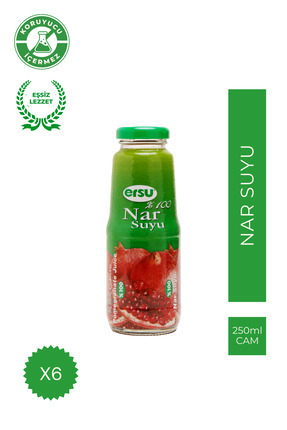ersu %100 Nar Suyu 250 ml 6'lı