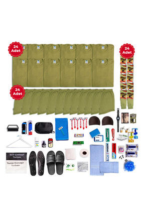 KORDAK 24’lü Her Şey Dahil Bedelli Askerlik Seti- Askeri Malzeme