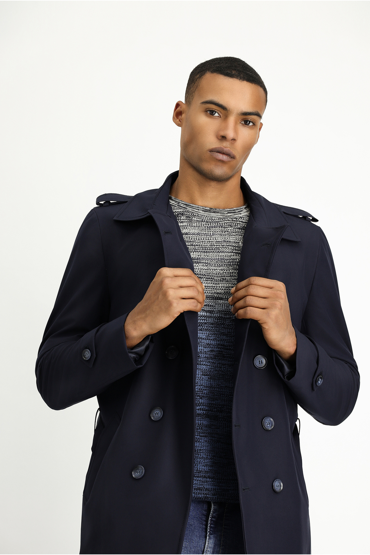 Kiğılı  Kruvaze Pardösü & Trençkot - Görsel 4