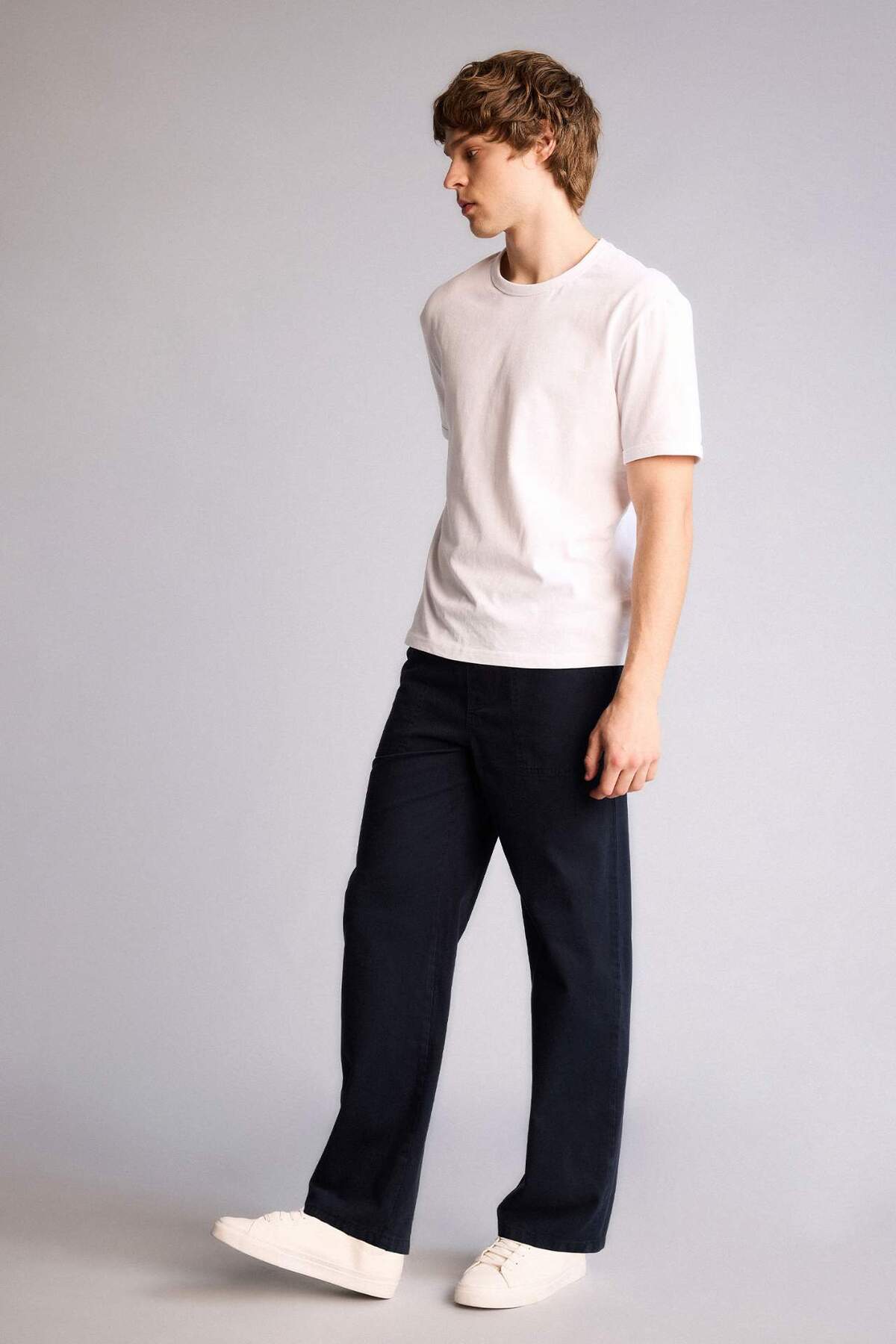 DeFacto %100 Pamuk Baggy Fit Pantolon H2381AX26SP