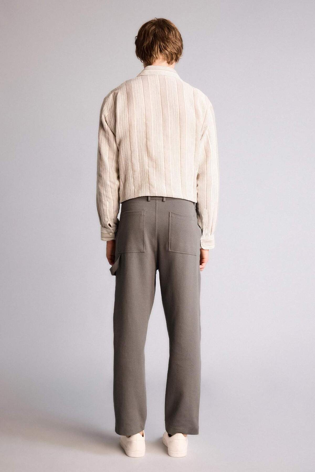 Modern Fit Pantolon H1417AX26SP — خاکستری — تصویر 5 از 5