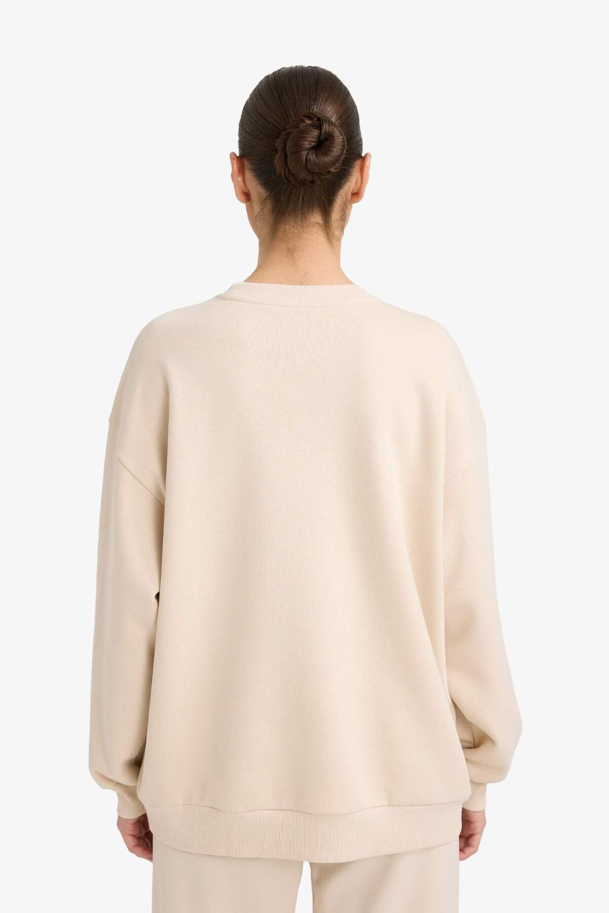 DeFacto Oversıze Baskılı Sweatshirt G7026AX25WN görsel 5