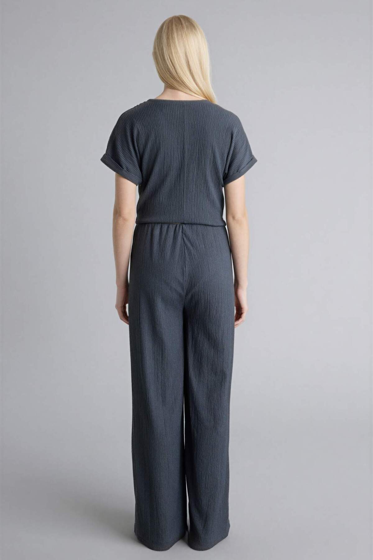 Defacto  Straıght Fıt Düz Paça Bürümcük Pantolon H0423AX26SP - Görsel 5