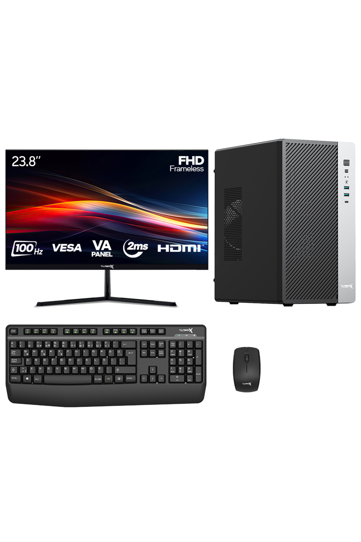 TURBOX Tx6681 i5 4440 16GB Ram 256GB SSD 23.8 inç Monitör Oem