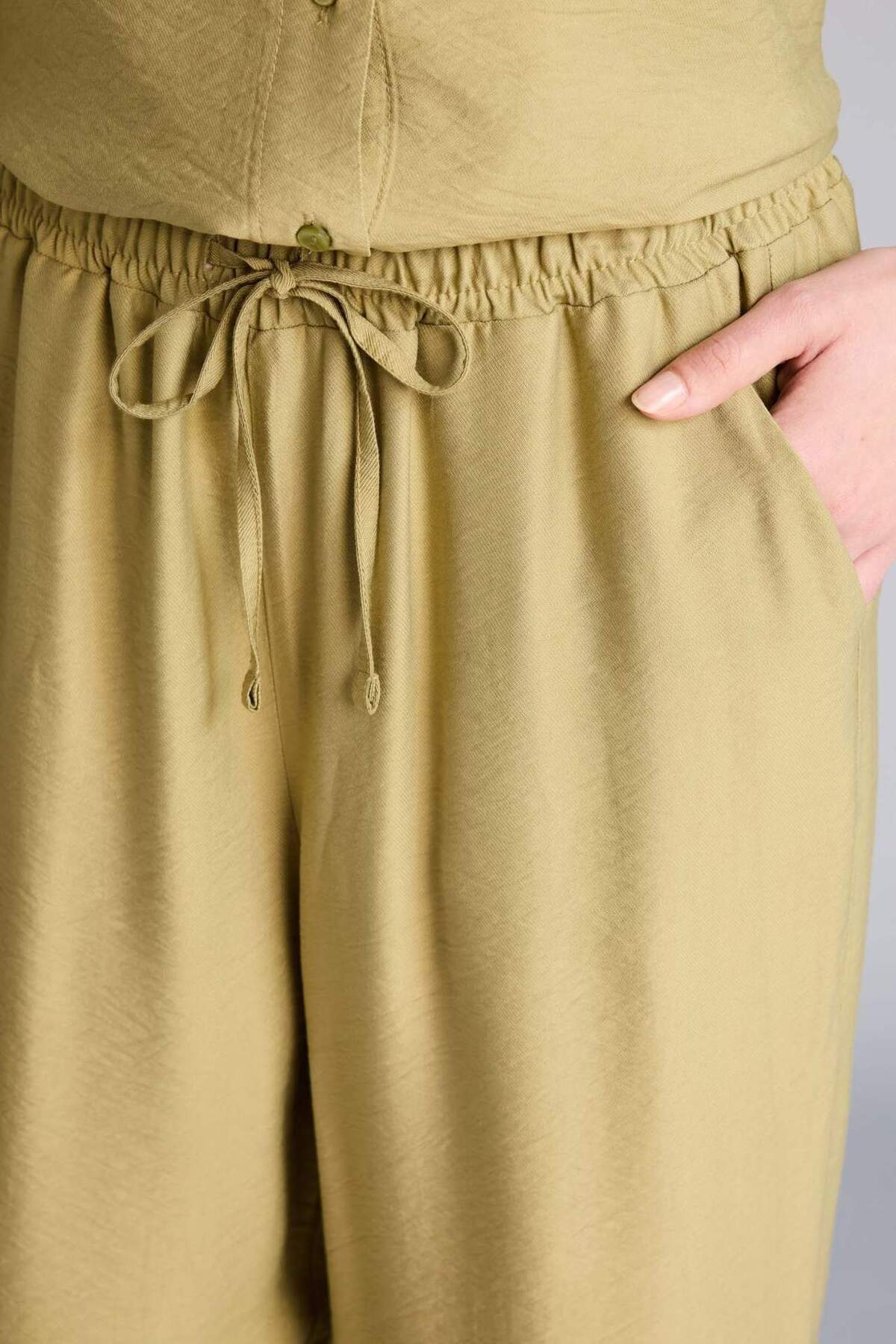 DeFacto Straıght Fit Düz Paça Pantolon H0101AX26SP görsel 4
