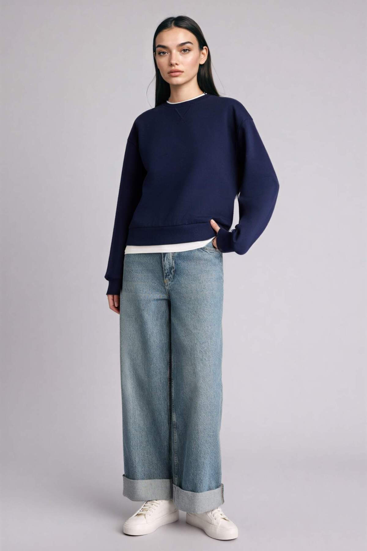 Bisiklet Yaka Defacto Sweatshirt Modelleri, Fiyatları - Trendyol