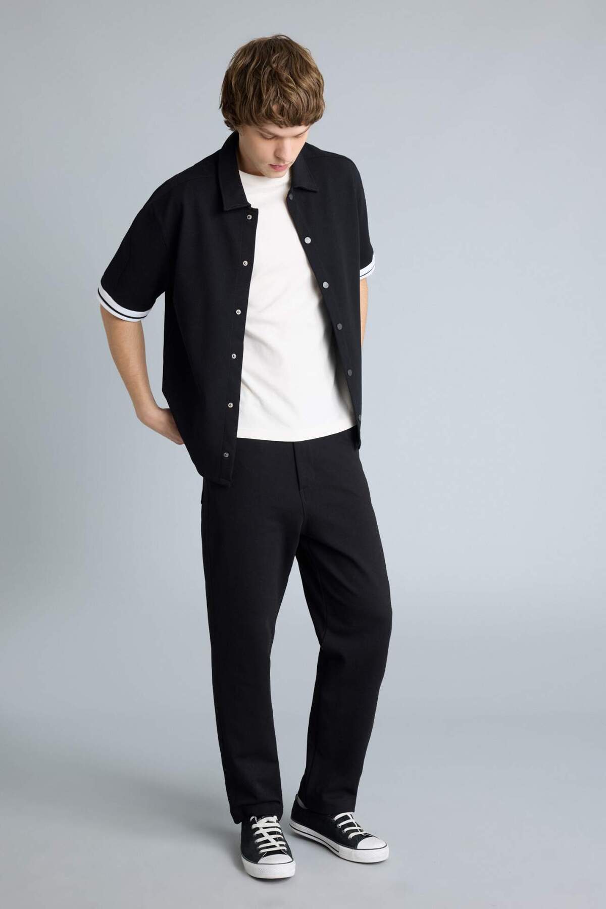 Modern Fit Pantolon H1417AX26SP — مشکی — تصویر 3 از 7