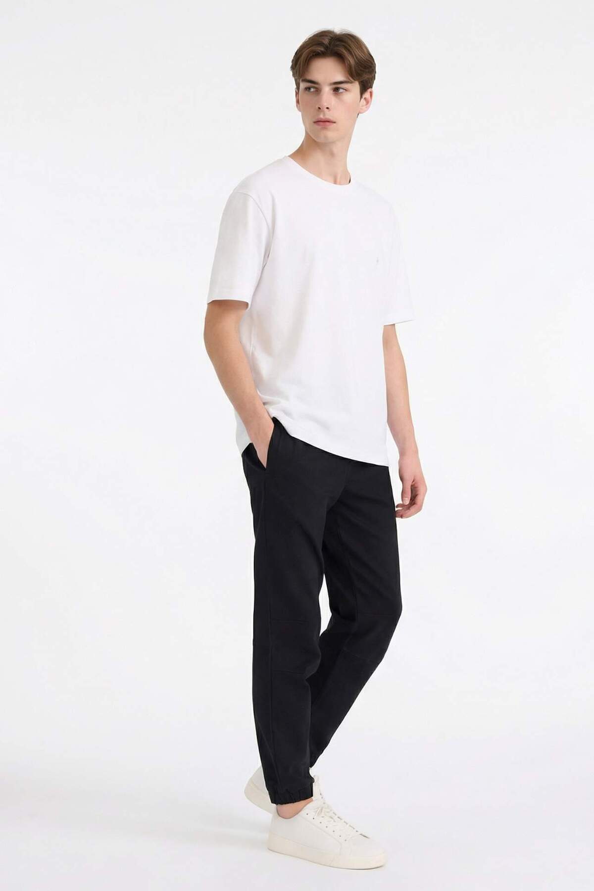 REGULAR Fit Jogger Pantolon F8211AX26SP — مشکی — تصویر 2 از 5