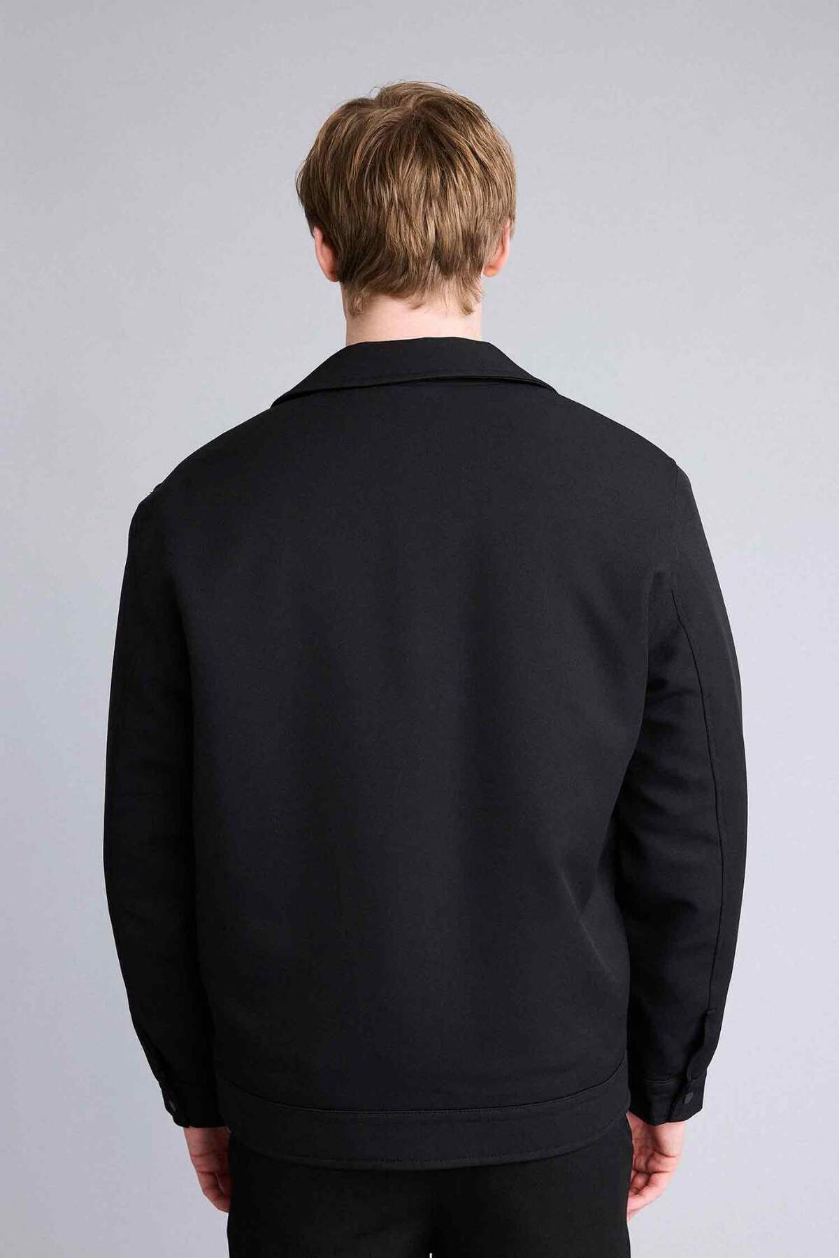 DeFacto REGULAR Fit Polo Yaka Mont H3994AX26SP görsel 5