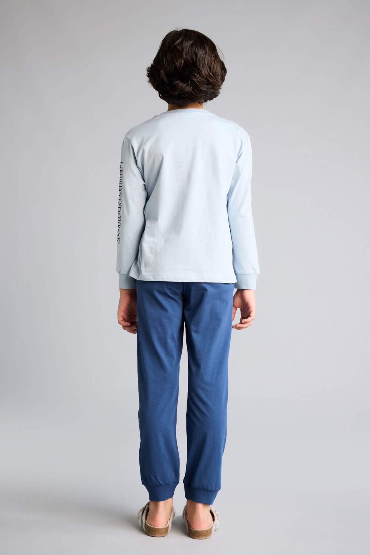 Defacto %100 Pamuklu 2'li Pijama Takımı Erkek Çocuk G9976A826SP fotoğrafı 6 (önizleme)