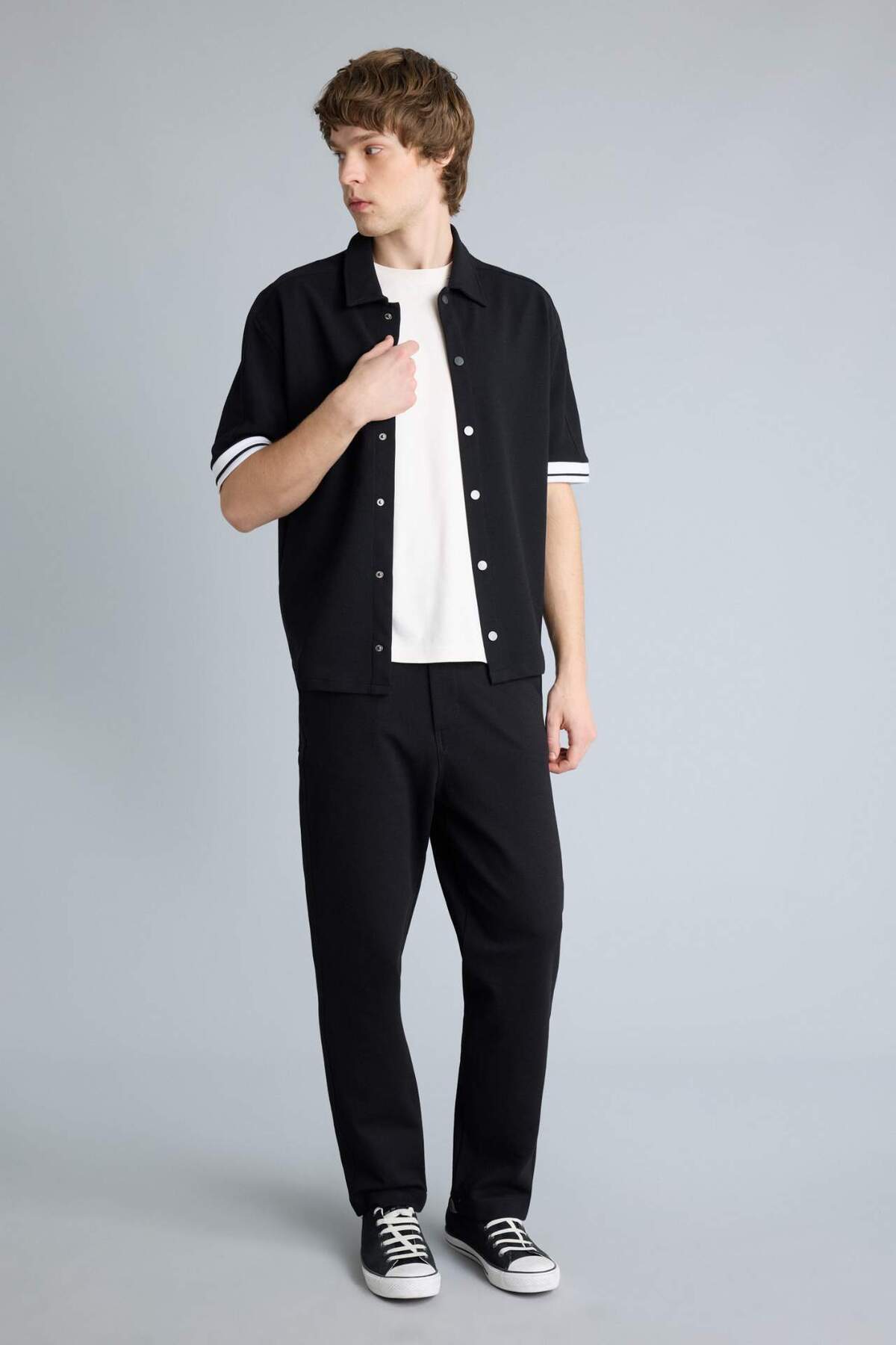 Modern Fit Pantolon H1417AX26SP — مشکی — تصویر 2 از 7