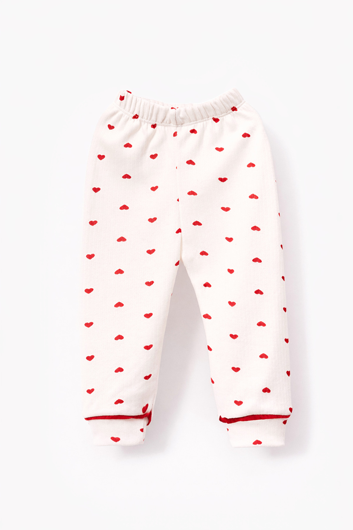 Bubito Kalpli Kız Bebek Alt Üst 2'li Pijama Takım- Kırmızı Beyaz fotoğrafı 4 (önizleme)