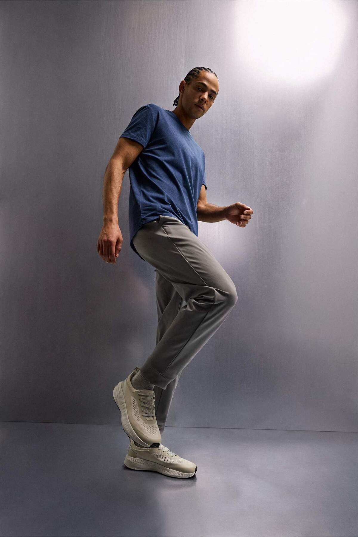 DeFacto Slım Fit Standart Paça Jogger D7240AX26SP görsel 2