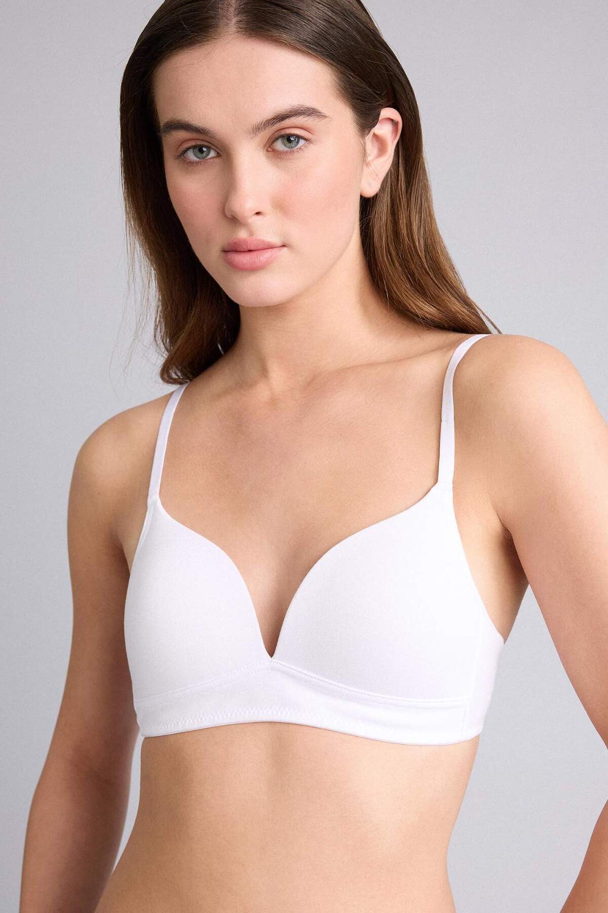 Cotton Coated Padless Bra X9027AZ26SP