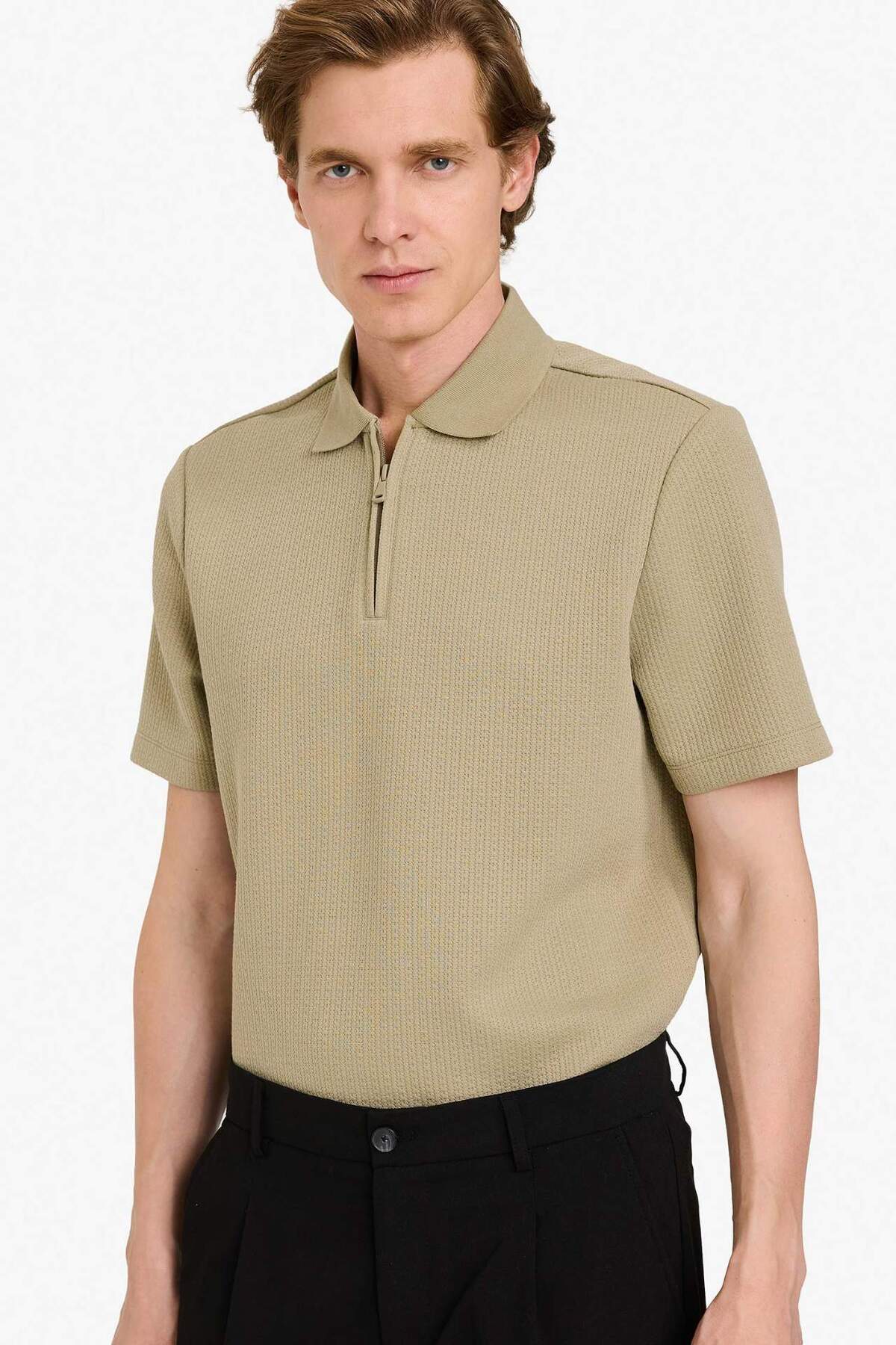 Defacto Regular Fit Short Sleeve Polo T-Shirt D7227Ax26Sp
