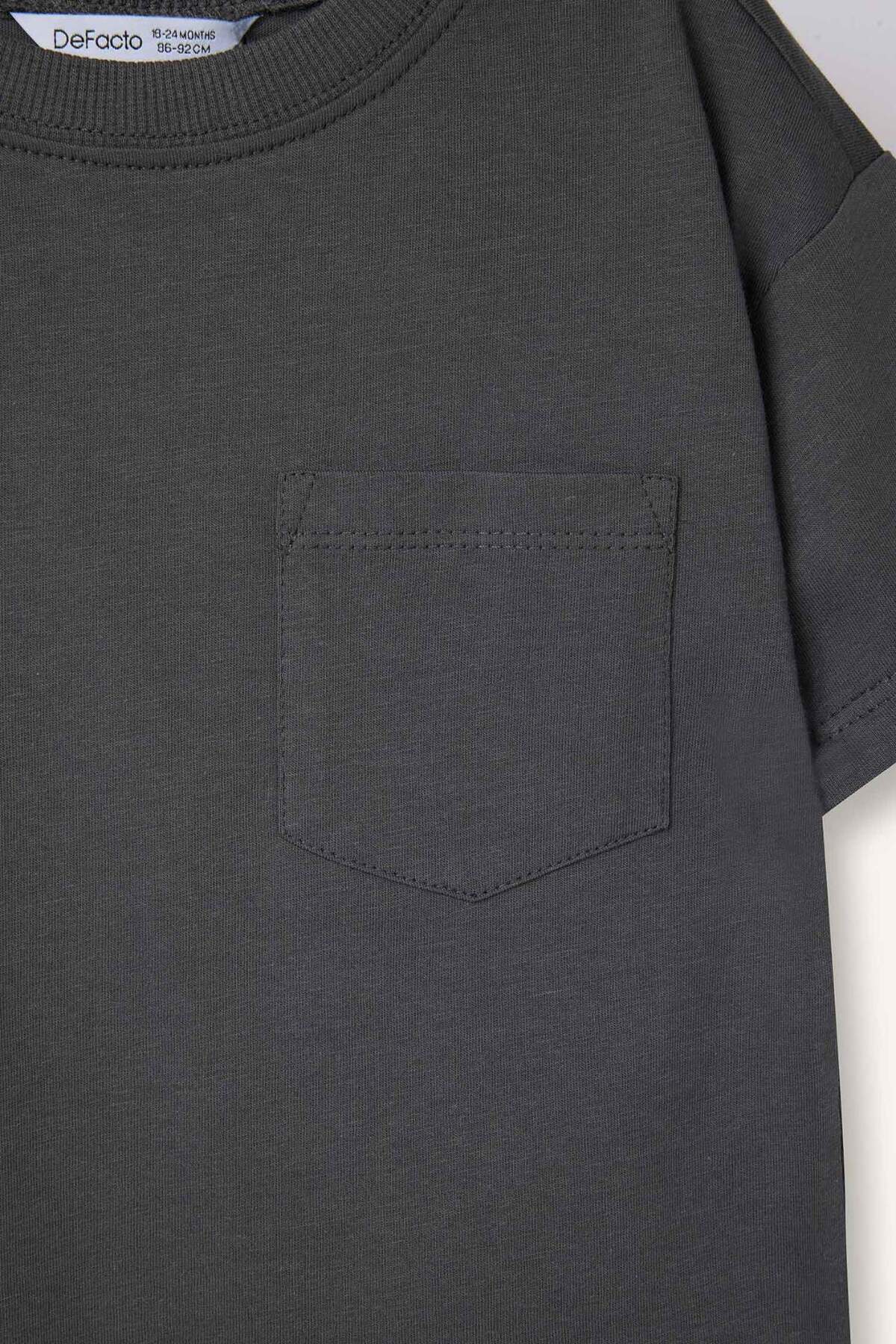 Defacto Tişört Erkek Bebek B7005A526SM fotoğrafı 2 (önizleme)
