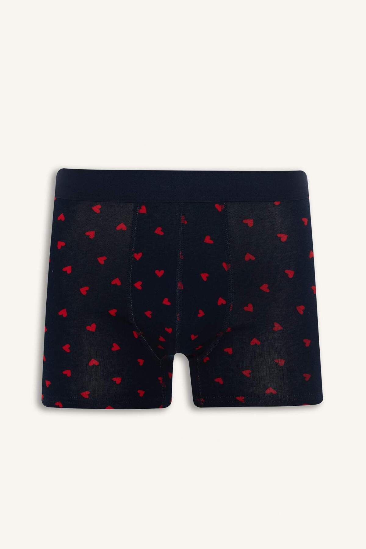 Defacto  Regular Fıt Kalpli Ayıcıklı 3'lü Boxer G8180AX26SP - Görsel 6