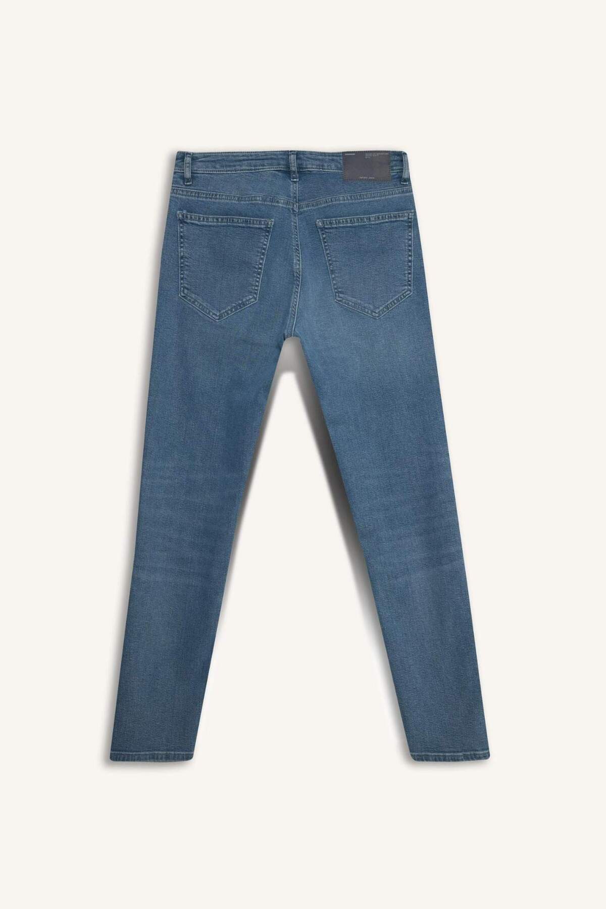 Defacto  Pedro Slim Fit Dar Paça Normal Bel Dar Paça Jean Pantolon D0026AX25WN - Görsel 6