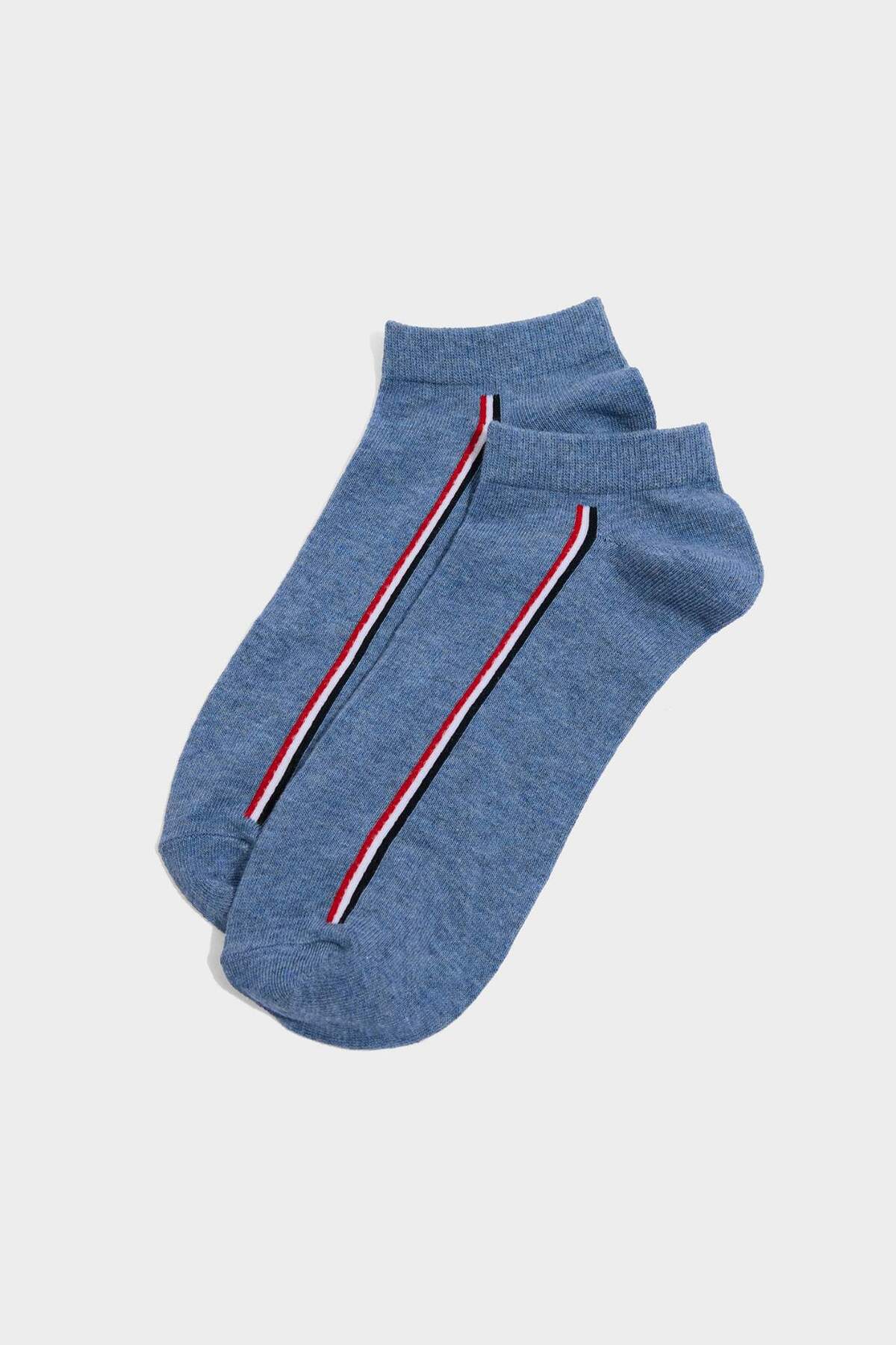 Defacto  Erkek 7'li Pamuklu Patik Çorap G2054AXNS - Görsel 3
