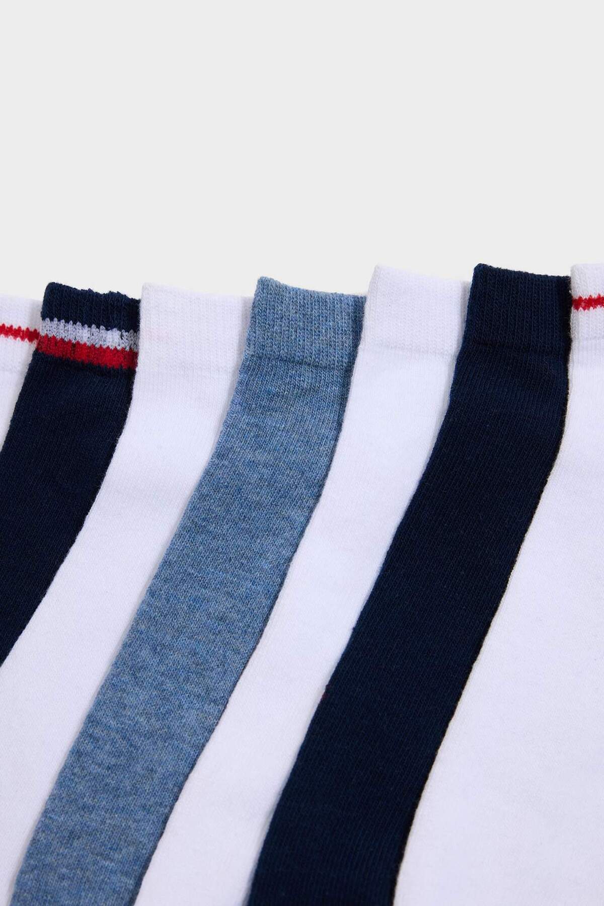 Defacto  Erkek 7'li Pamuklu Patik Çorap G2054AXNS - Görsel 4