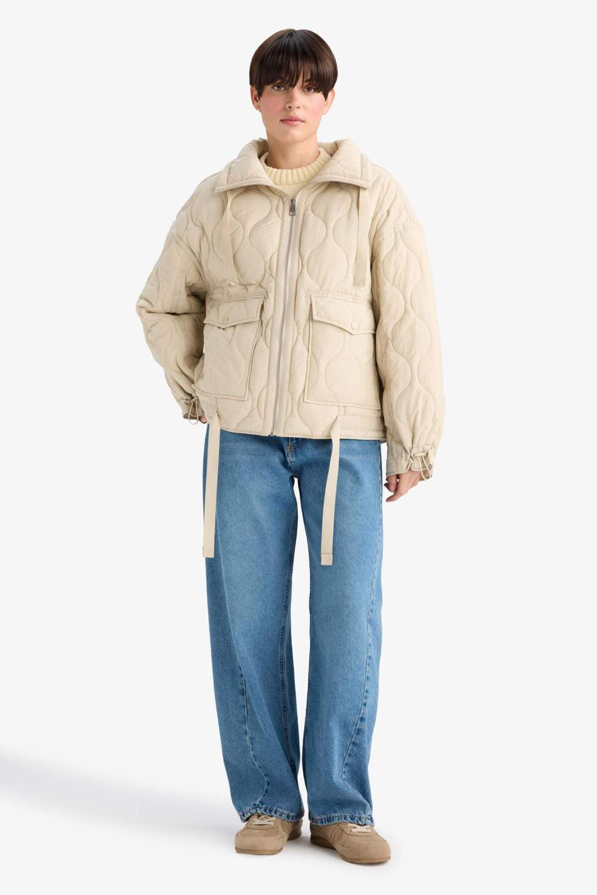 Defacto  Su Geçirmez Relax Fıt Mont G0770AX26SP - Görsel 2