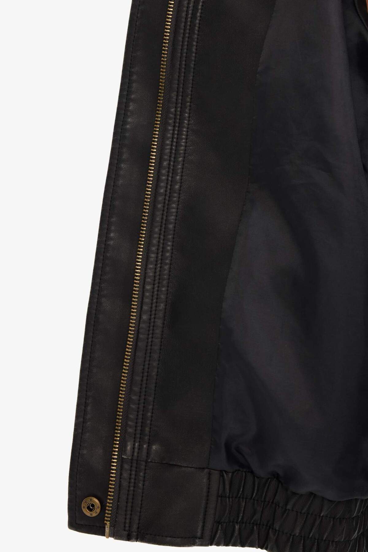 Defacto  Dad Fıt Suni Deri Mont G2174AX26SP - Görsel 5