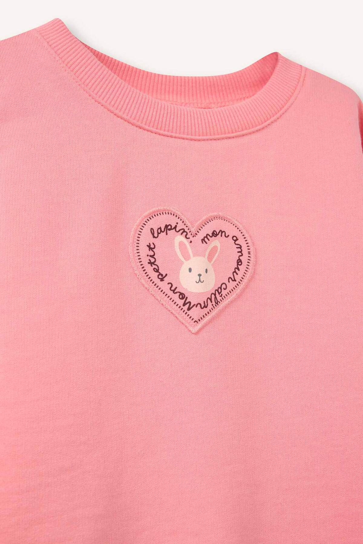 Defacto Oversize Baskılı Sweatshirt Kız Bebek G7501A526SP fotoğrafı 2 (önizleme)