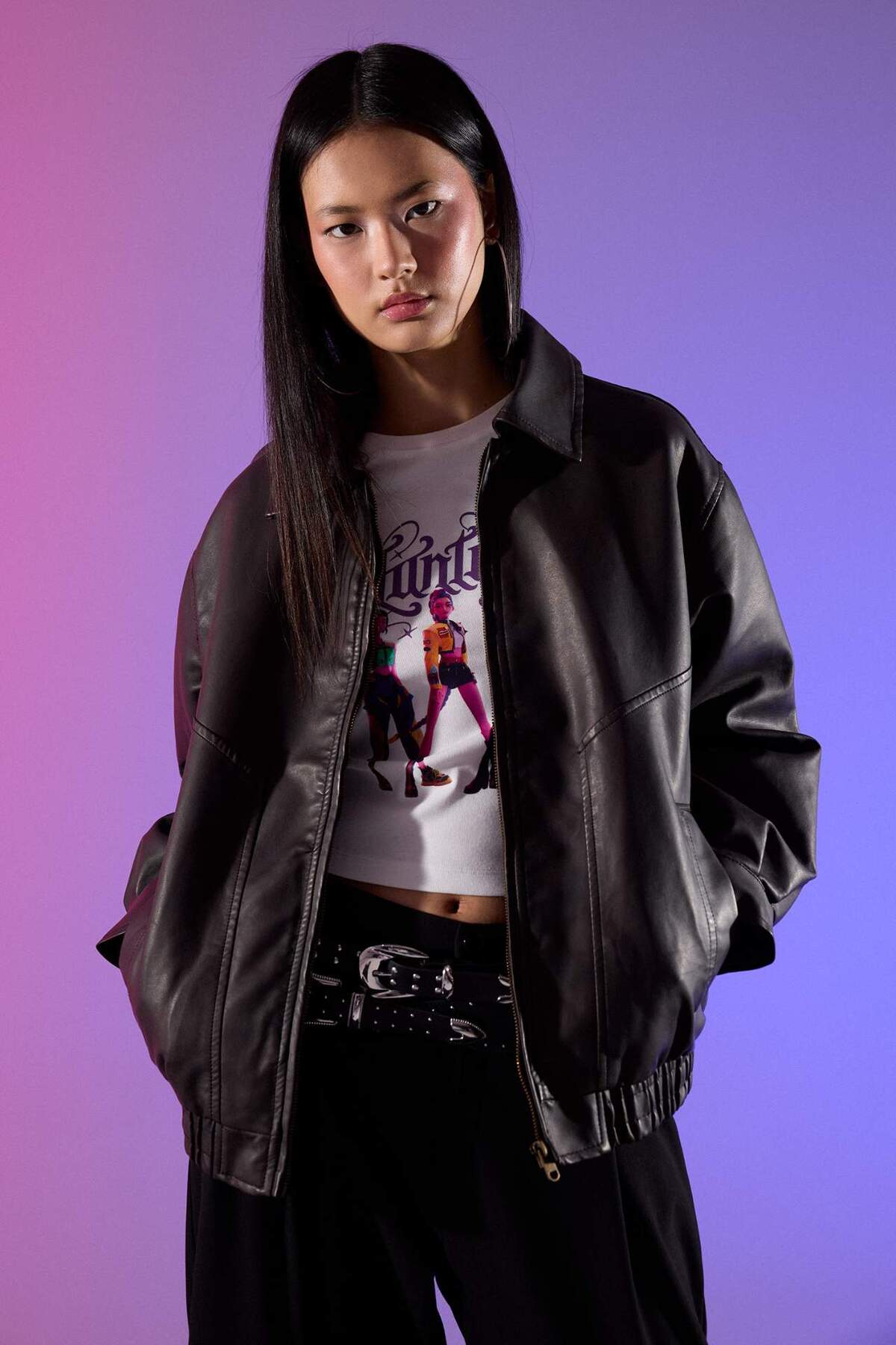 Defacto  Dad Fit Suni Deri Mont G0644AX26SP