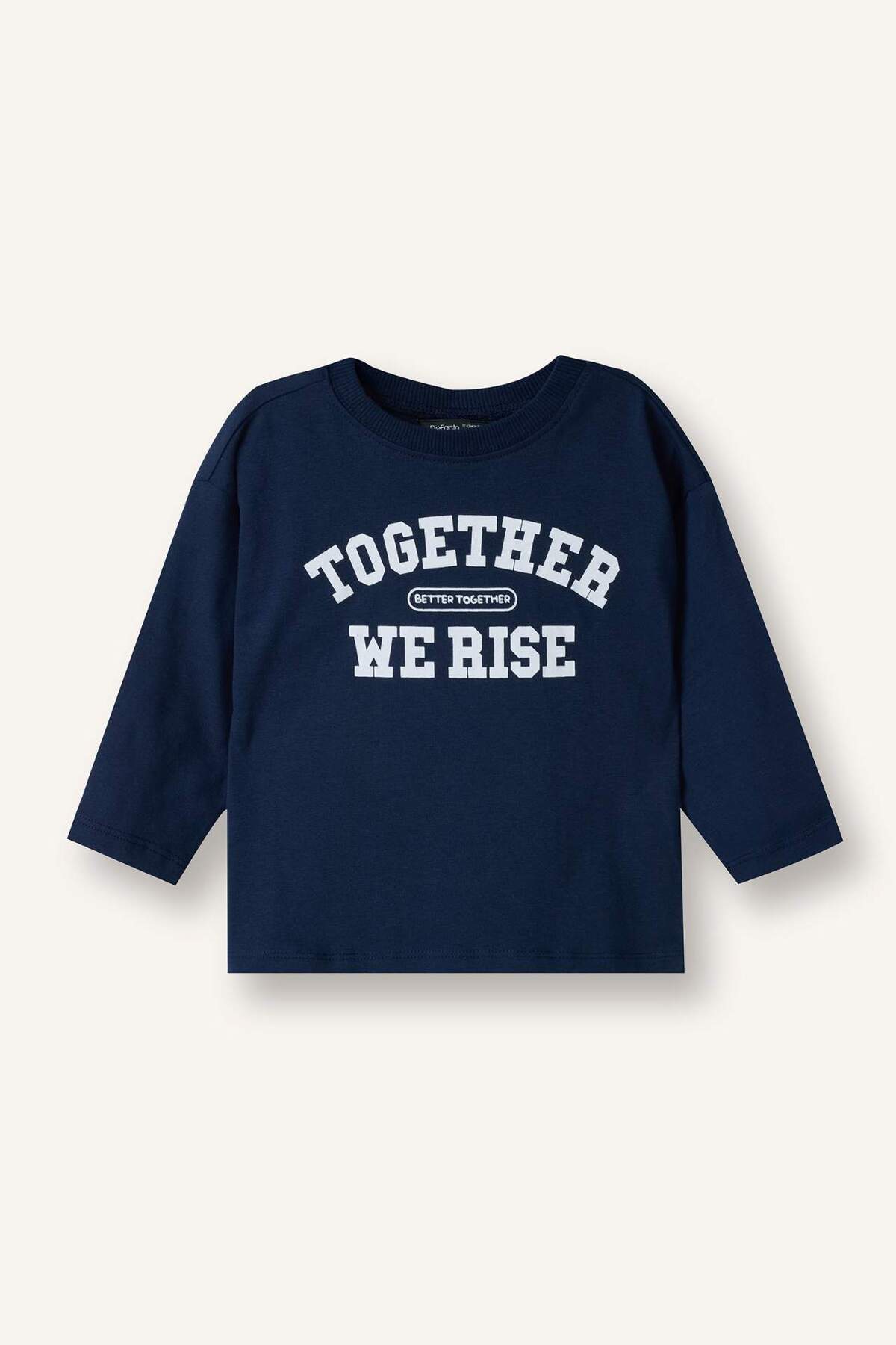 Defacto Oversize Baskılı 2'li Uzun Kollu Tişört Erkek Bebek G5908A526SP fotoğrafı 5 (önizleme)