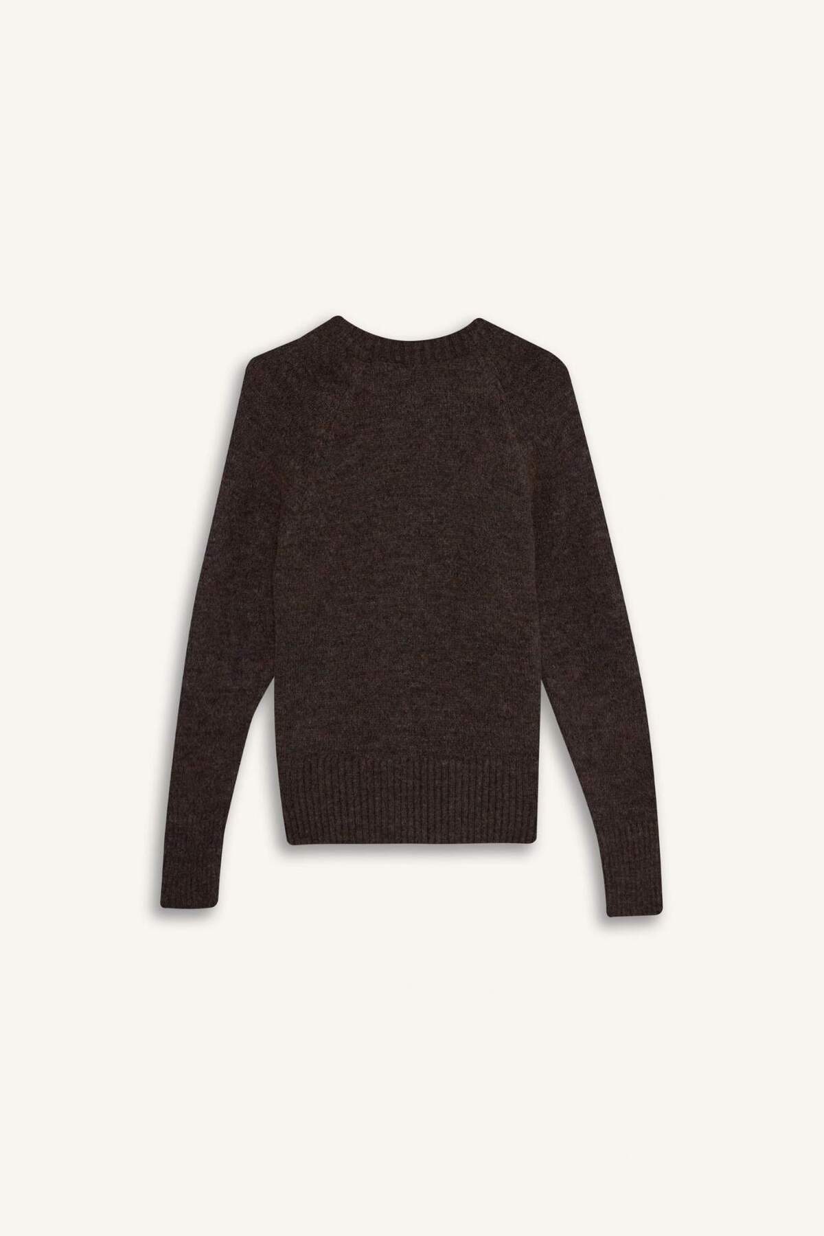 Defacto  Regular Fıt Bisiklet Yaka Kazak G6953AX25WN - Görsel 8