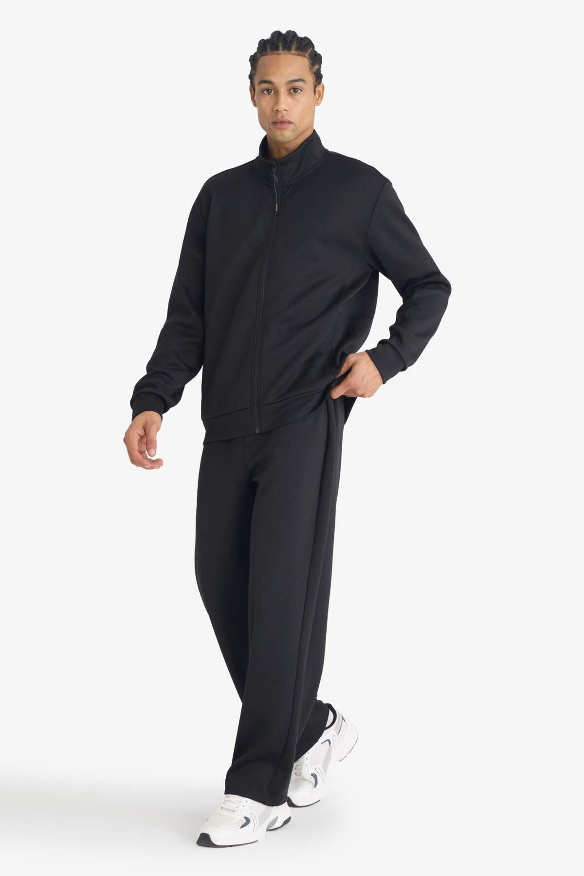 DeFacto Ultra Yumuşak Relax Fit Skuba Dalgıç Kumaş Jogger F9382AX26SP