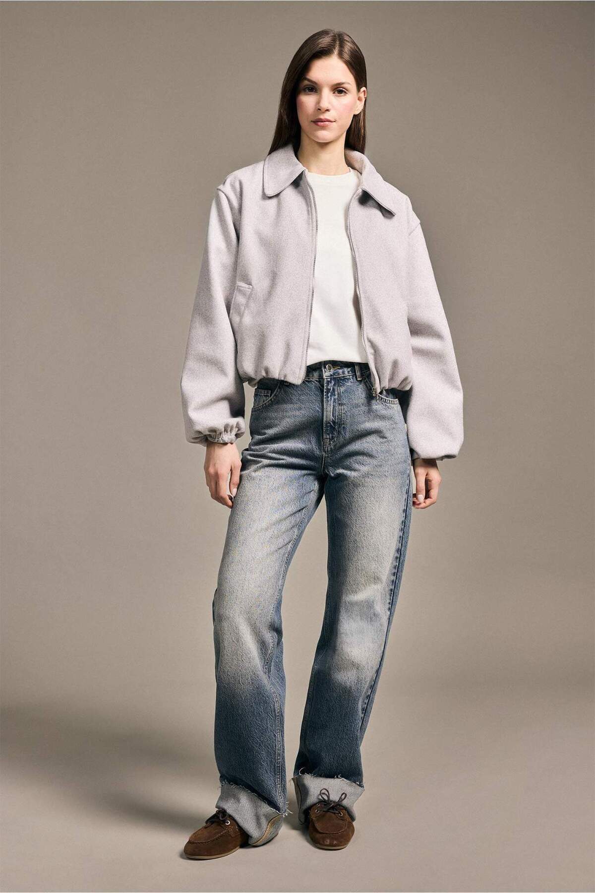 Defacto  Kısa Fermuarlı Mont H2437AX26SP - Görsel 2