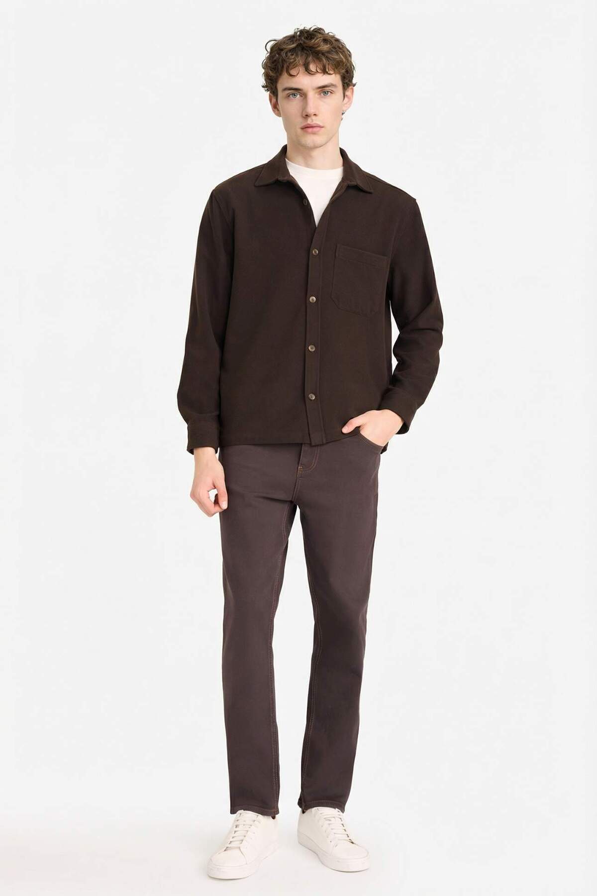 DeFacto Regular Fit Flanel Gömlek G8116AX25WN görsel 2