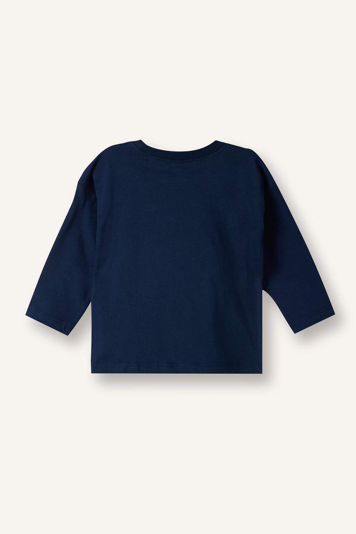 Defacto Oversize Baskılı 2'li Uzun Kollu Tişört Erkek Bebek G5908A526SP fotoğrafı 7 (önizleme)