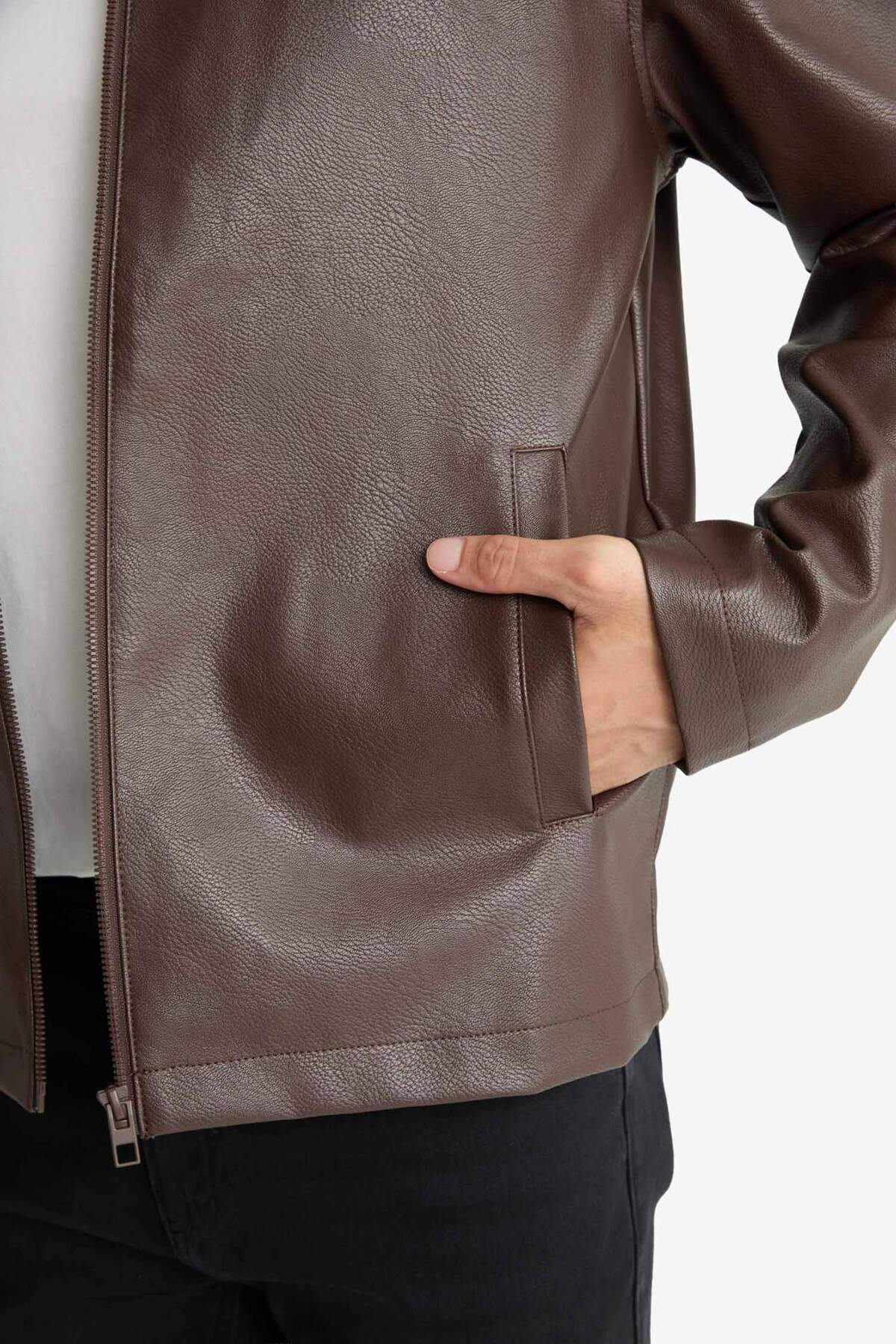 Defacto  Su İtici Slim Fıt Mont D8525AX26SP - Görsel 5