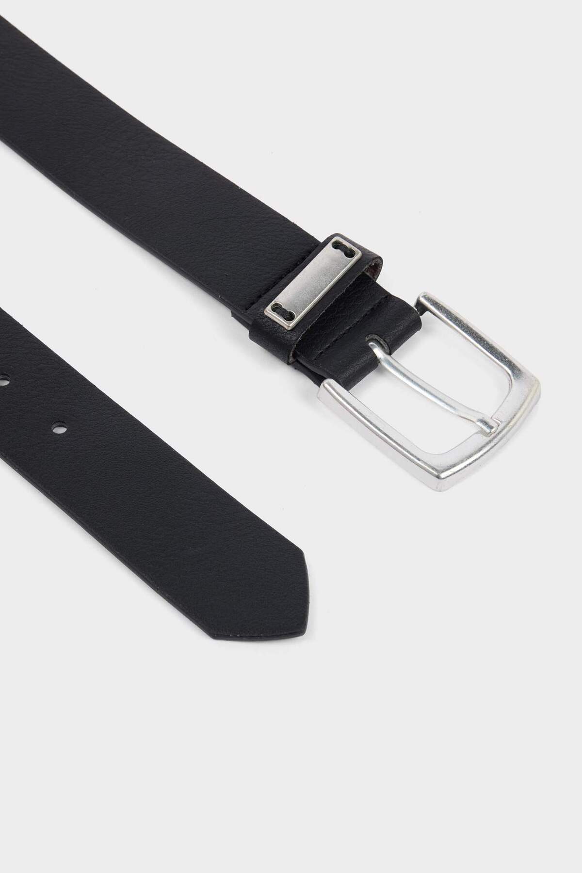 Defacto  Erkek Dikdörtgen Toka Suni Deri Günlük Kemer H0302AXNS - Görsel 3